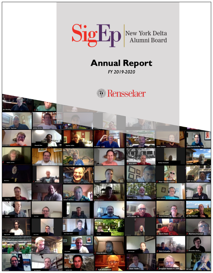 Annual Report Cover Page 2020